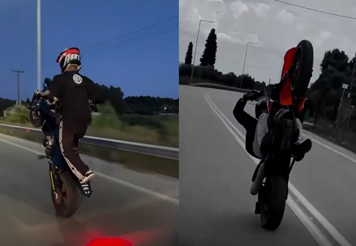 ΕΛΑΣ: Ταυτοποιήθηκαν 2 μοτοσικλετιστές που έκαναν σούζες και «ανέβαζαν» τα βίντεο στα social media – Καρέ-καρέ η «δράση» τους