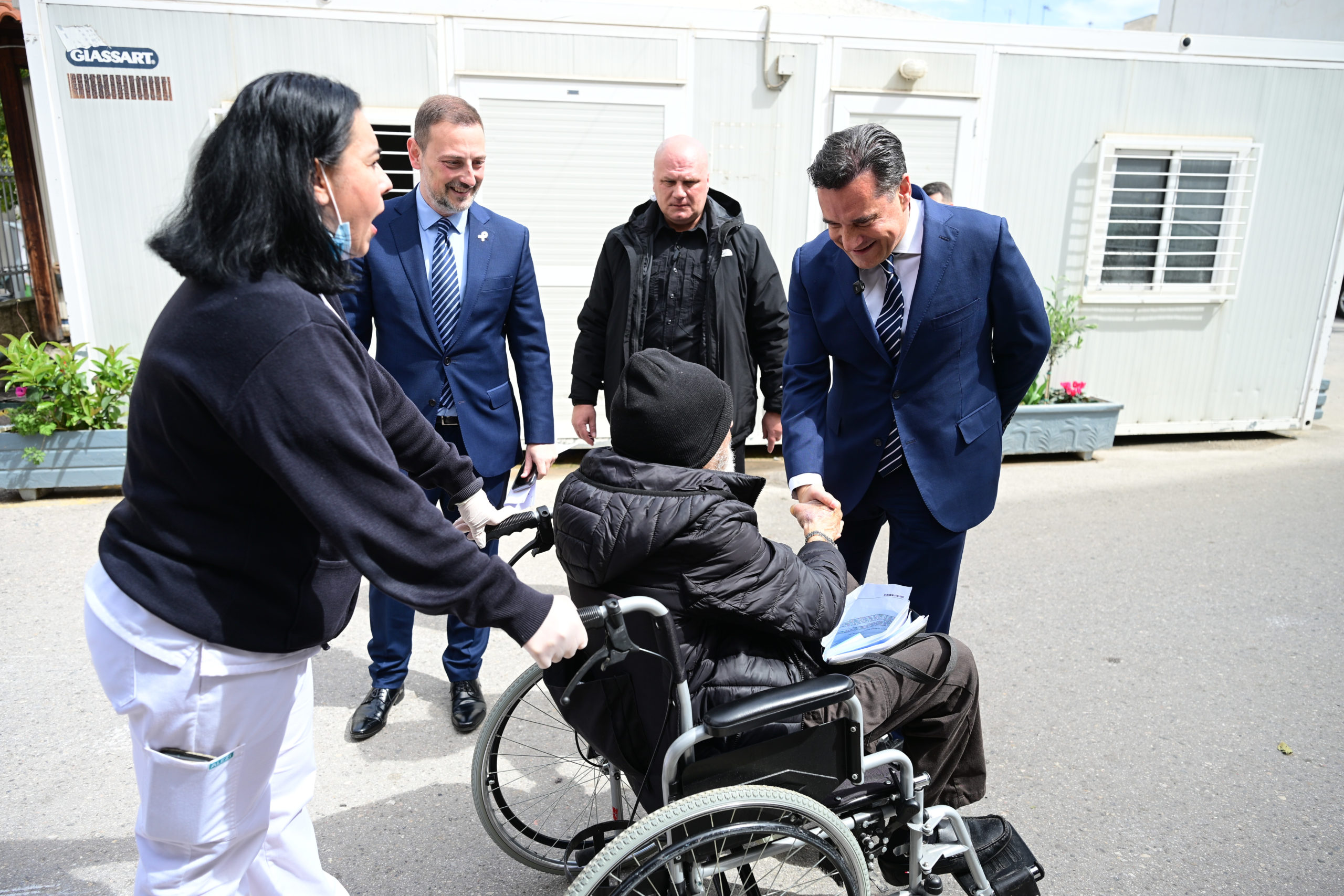 Επίσκεψη του πρωθυπουργού Κυριάκου Μητσοτάκη στο νοσοκομείο «Μεταξά»