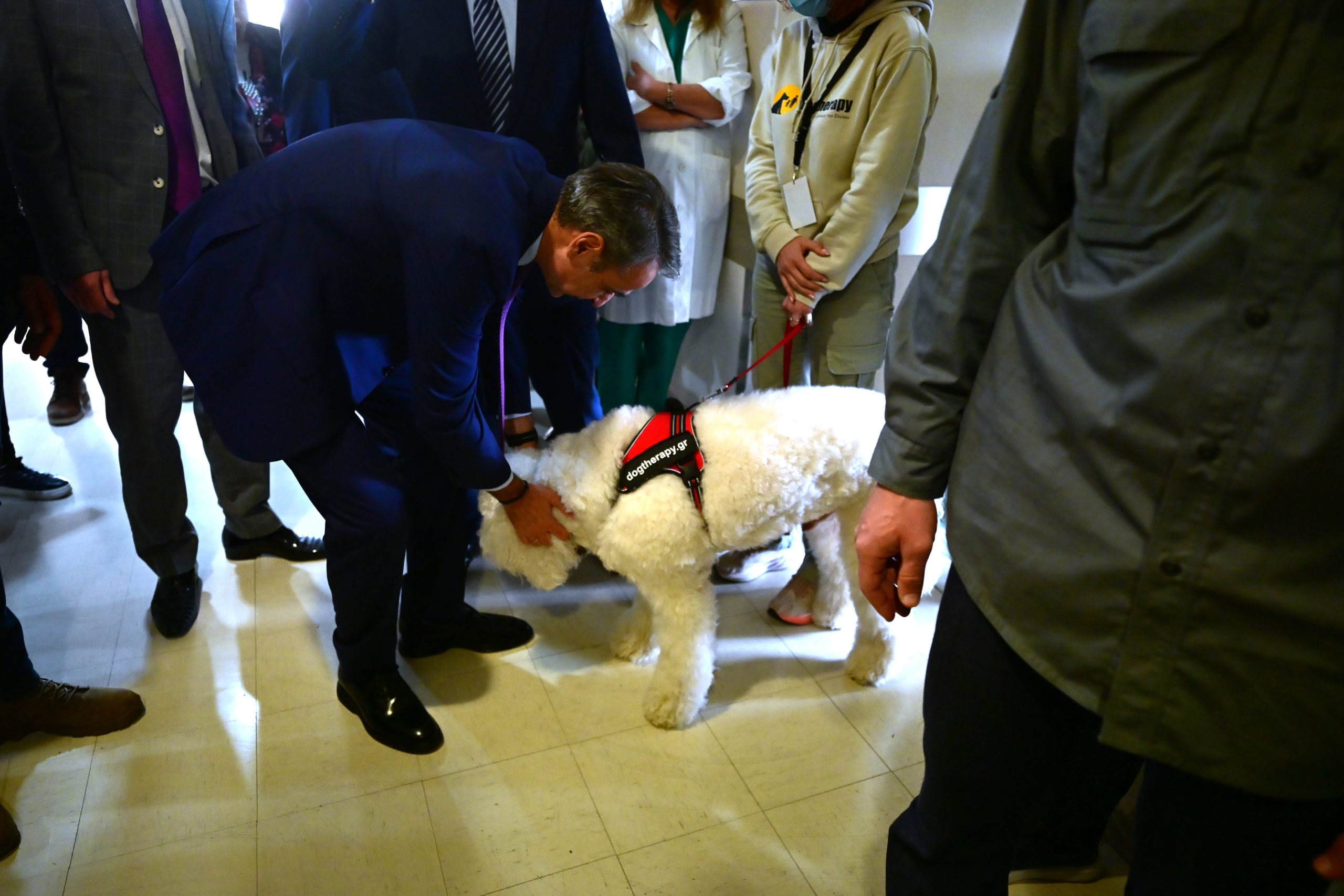 Επίσκεψη του πρωθυπουργού Κυριάκου Μητσοτάκη στο νοσοκομείο «Μεταξά»