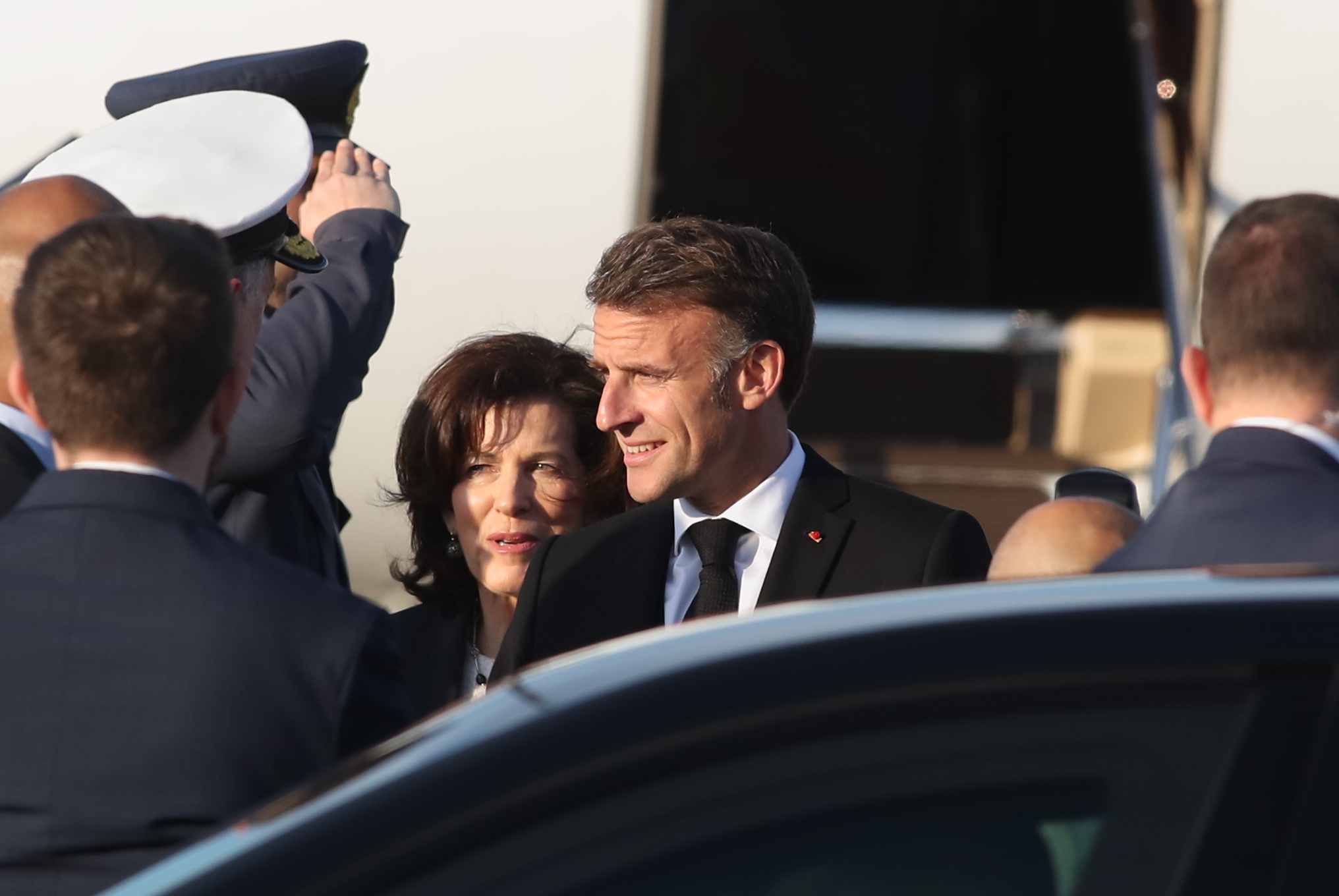 Έφτασε στην Αθήνα ο Εμανουέλ Μακρόν – ΦΩΤΟ