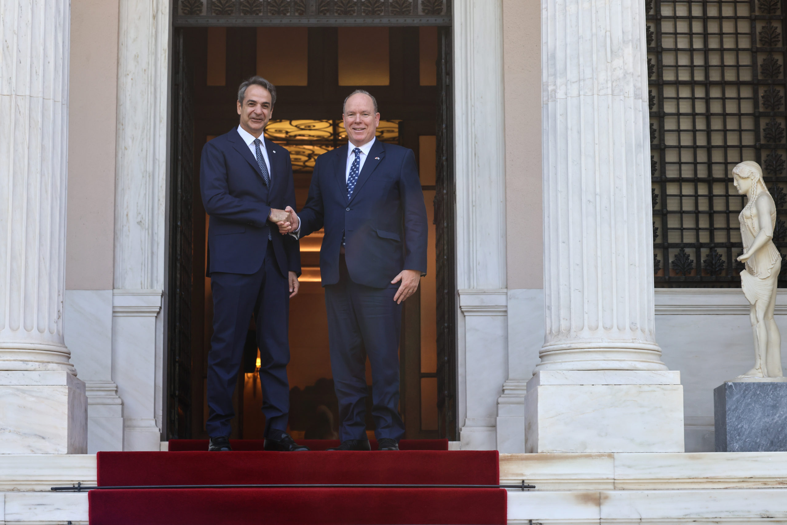 Κυριάκος Μητσοτάκης, πρίγκιπας Αλβέρτος του Μονακό