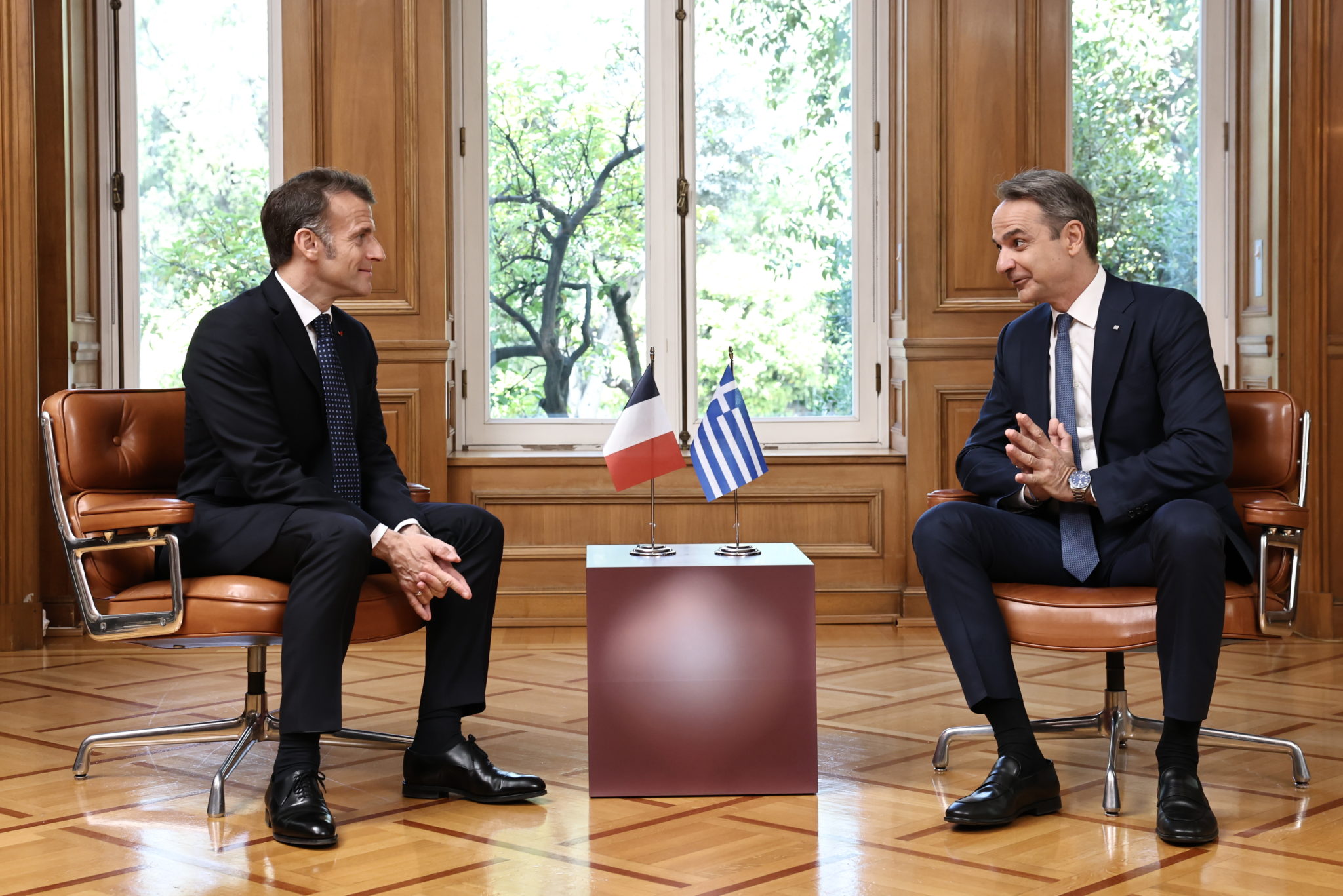 Μητσοτάκης Μακρόν