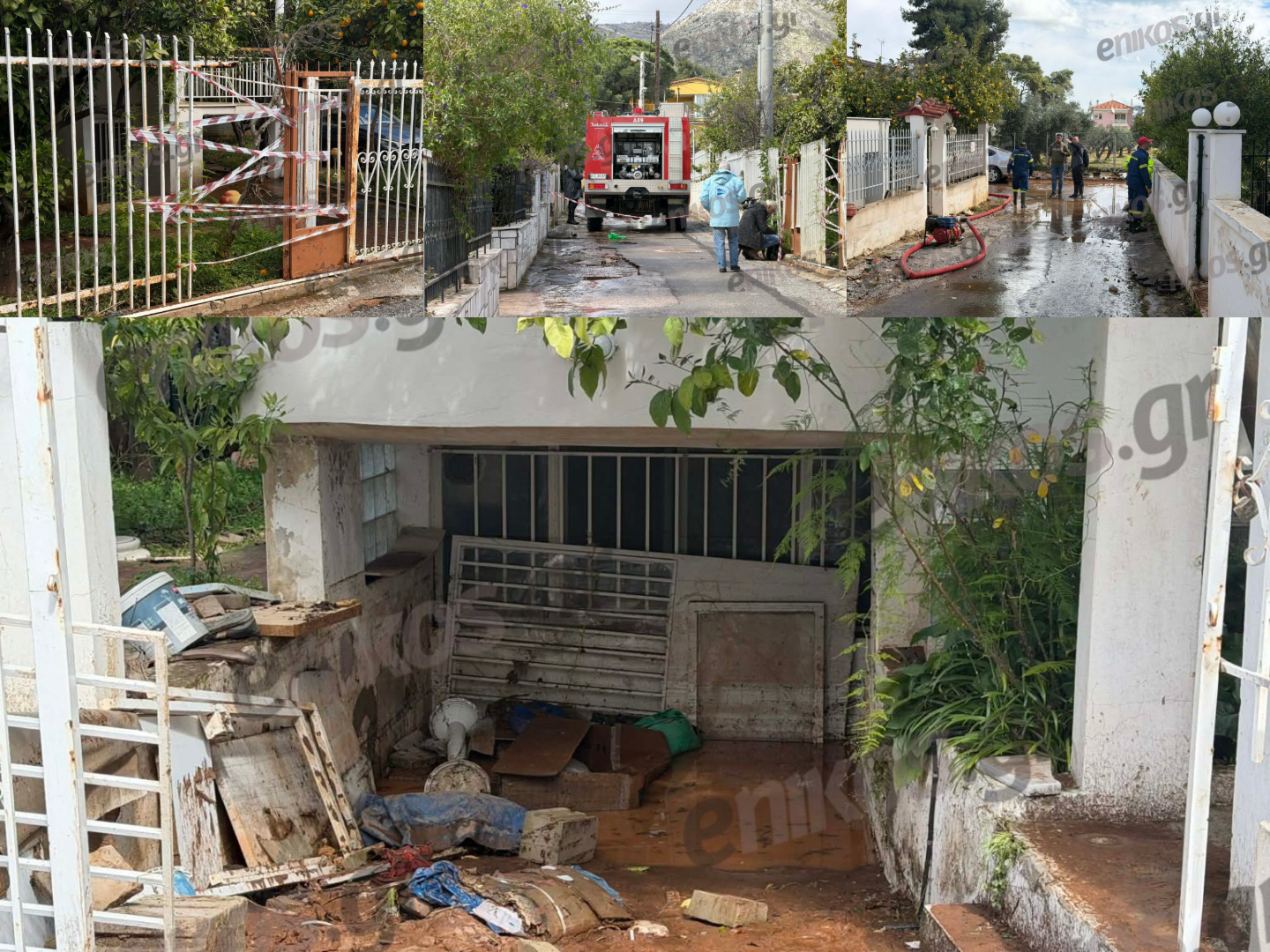 Κακοκαιρία: «Βουτηγμένα» στις λάσπες σπίτια και δρόμοι στη Νέα Μάκρη, προβλήματα σε όλο τον δήμο Μαραθώνα – «Θα έπρεπε να έχει ξεκινήσει το αντιπλημμυρικό έργο»