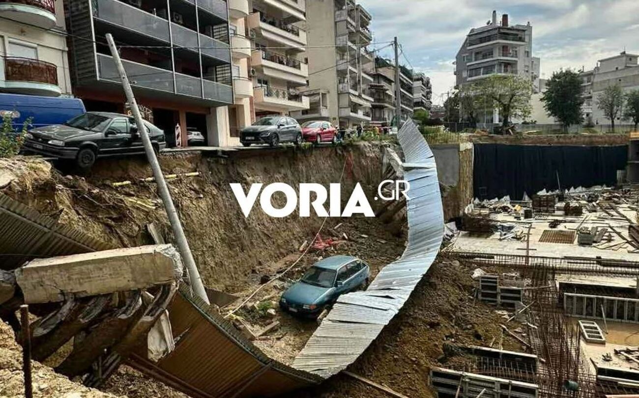 Θεσσαλονίκη: Συνελήφθη ο υπεύθυνος του έργου για τις οπτικές ίνες μετά την κατάρρευση του τοιχίου – Δείτε βίντεο