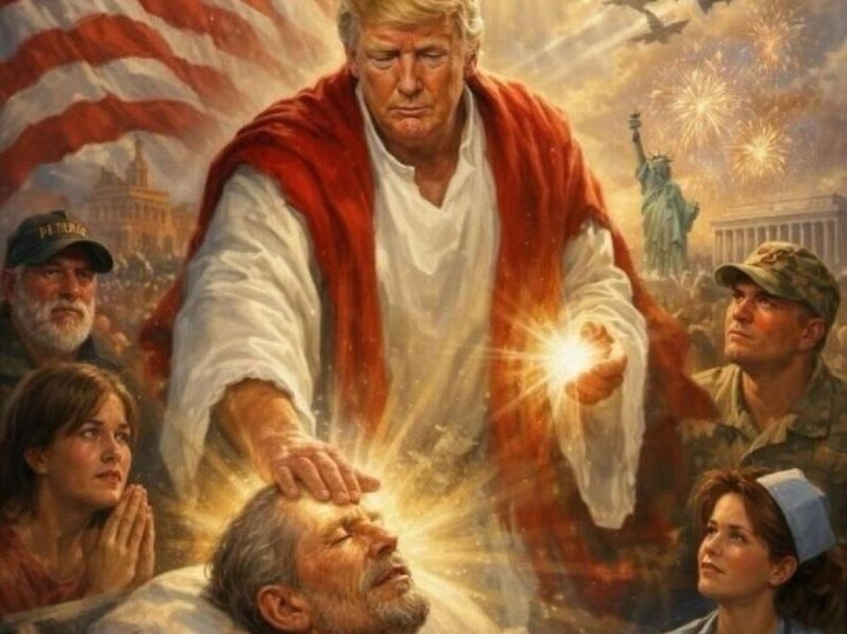 Trump as Jesus