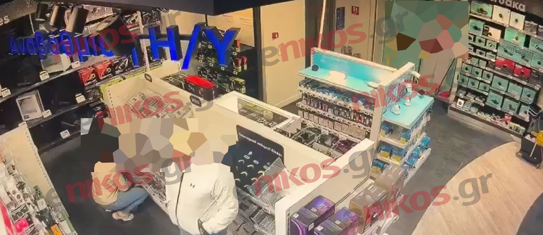 Έτσι δρούσε η συμμορία που έκλεβε από καταστήματα ηλεκτρονικών ειδών – Βίντεο ντοκουμέντα