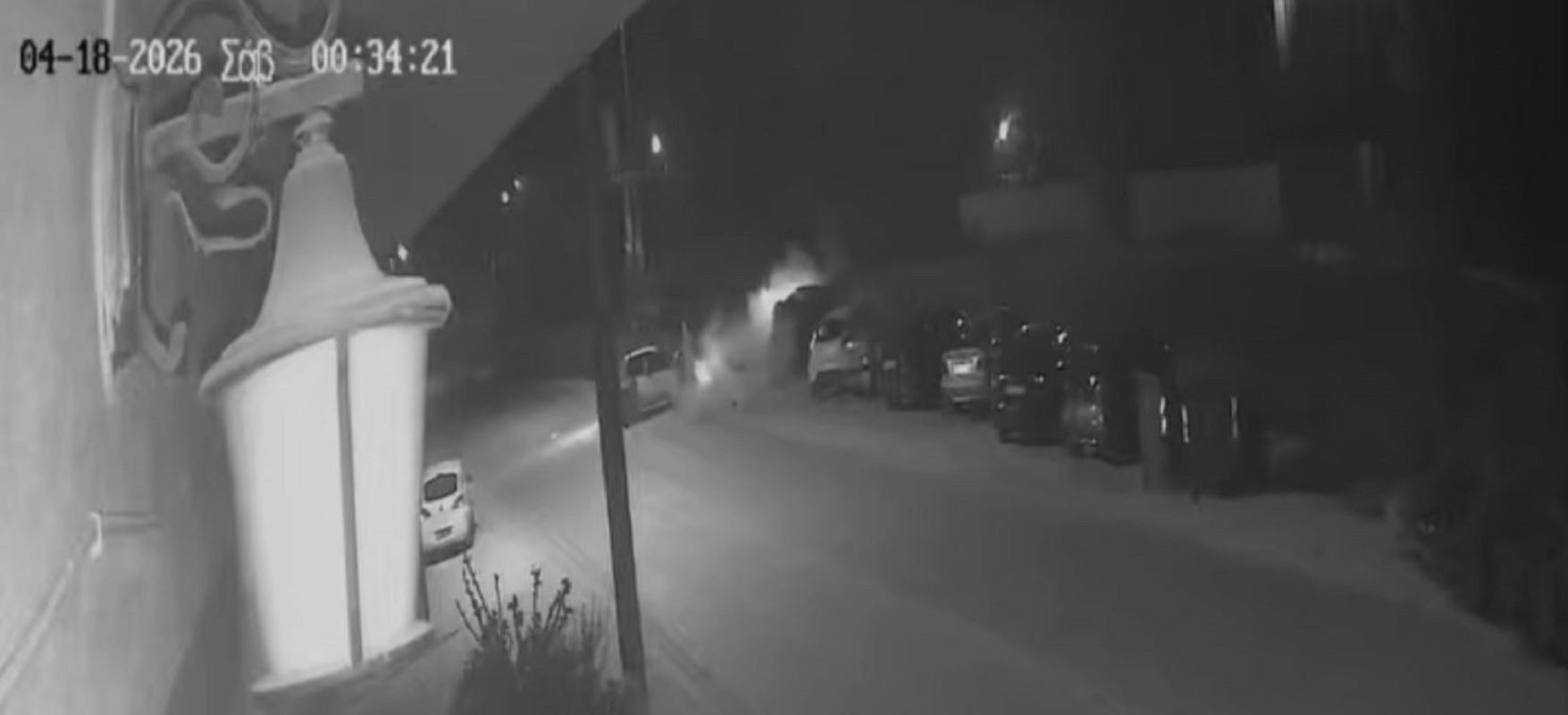 Τρομακτικό τροχαίο στην Κόρινθο: Βίντεο ντοκουμέντο από τη σφοδρή σύγκρουση δύο Ι.Χ