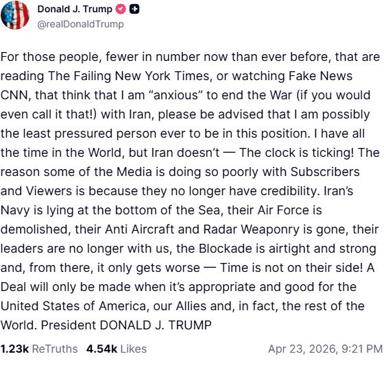 Τραμπ, Ιράν, 