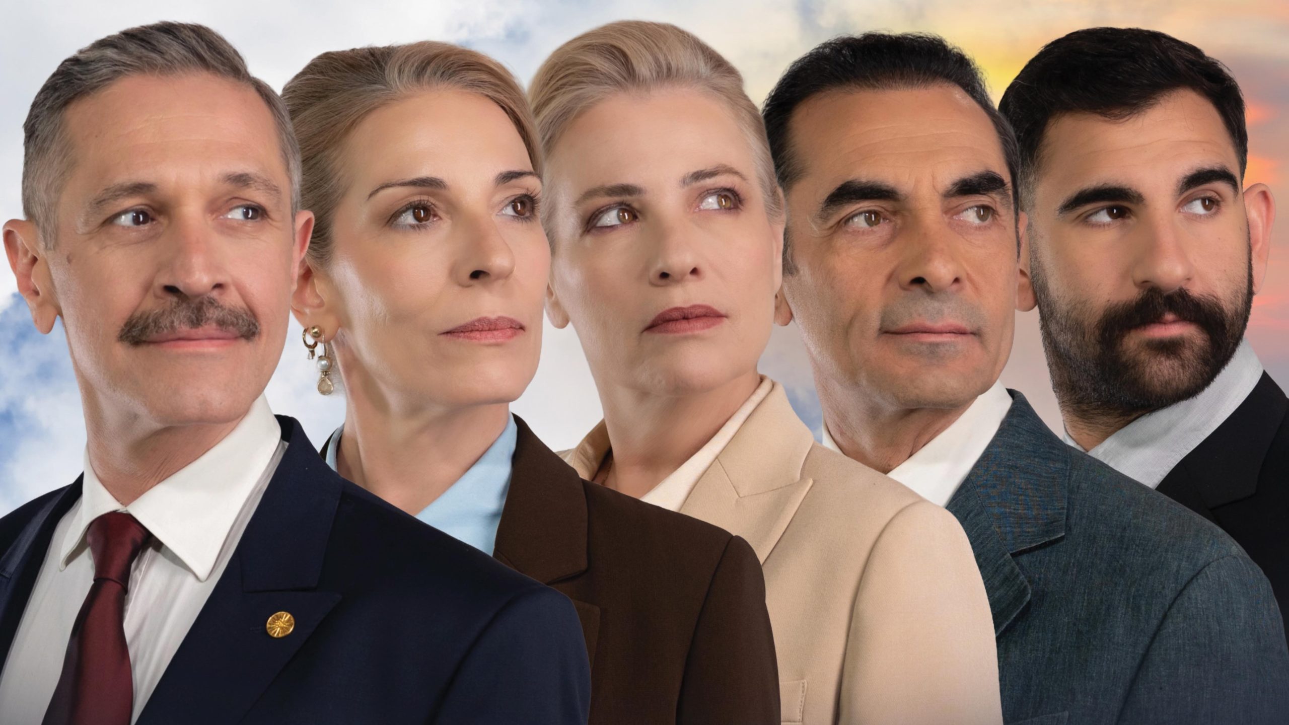 Χειλάκης, Μαξίμου, Τουμασάτου, Συσσοβίτης, Φιλιππίδης μαζί στην Ταράτσα του Θεάτρου Λαμπέτη