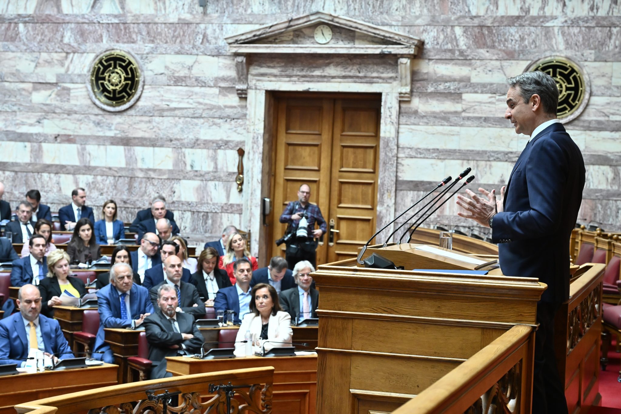 Κυριάκος Μητσοτάκης, Βουλή, Νέα Δημοκρατία, Συνεδρίαση, ΚΟ