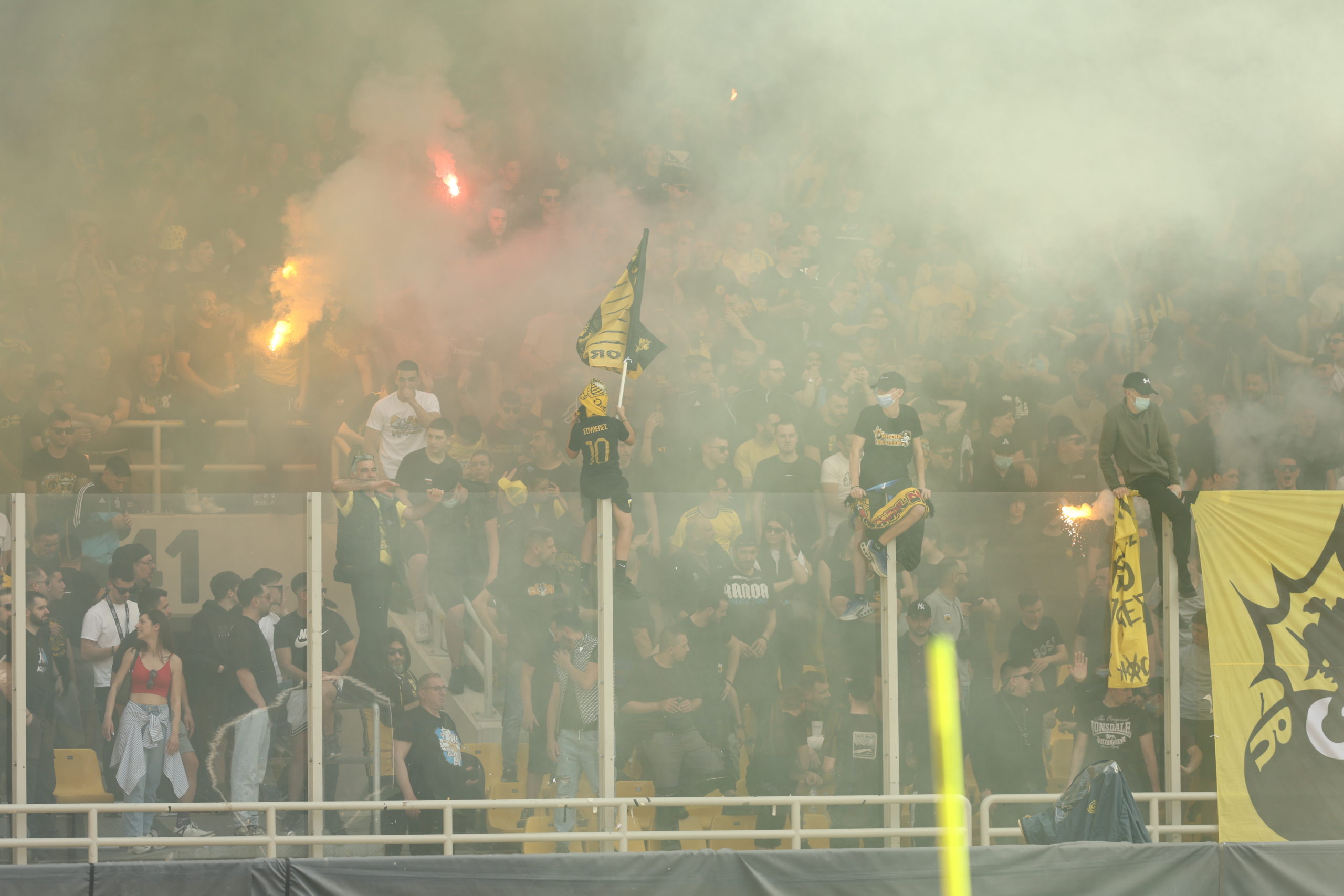 ΑΕΚ, allwyn arena, προπόνηση, φίλαθλοι