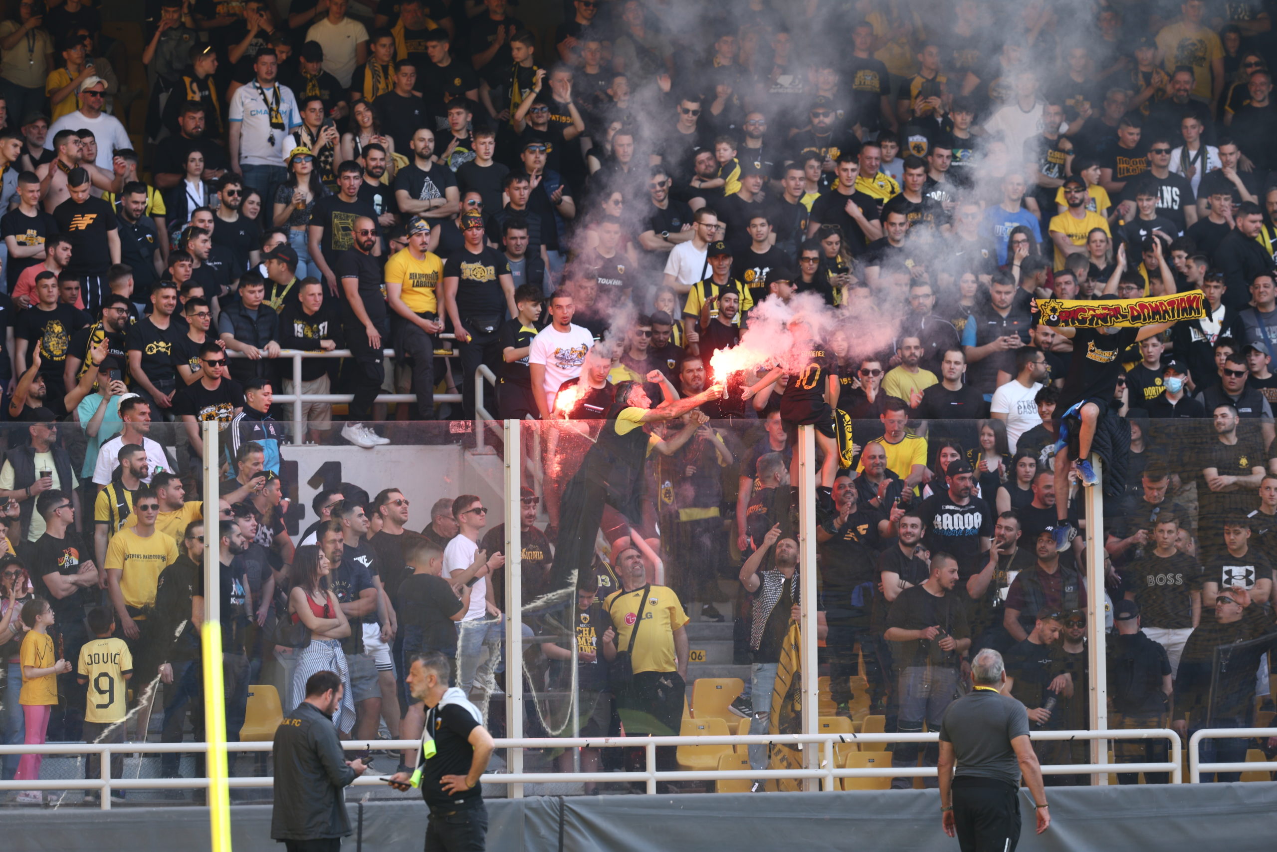 ΑΕΚ, allwyn arena, προπόνηση, φίλαθλοι