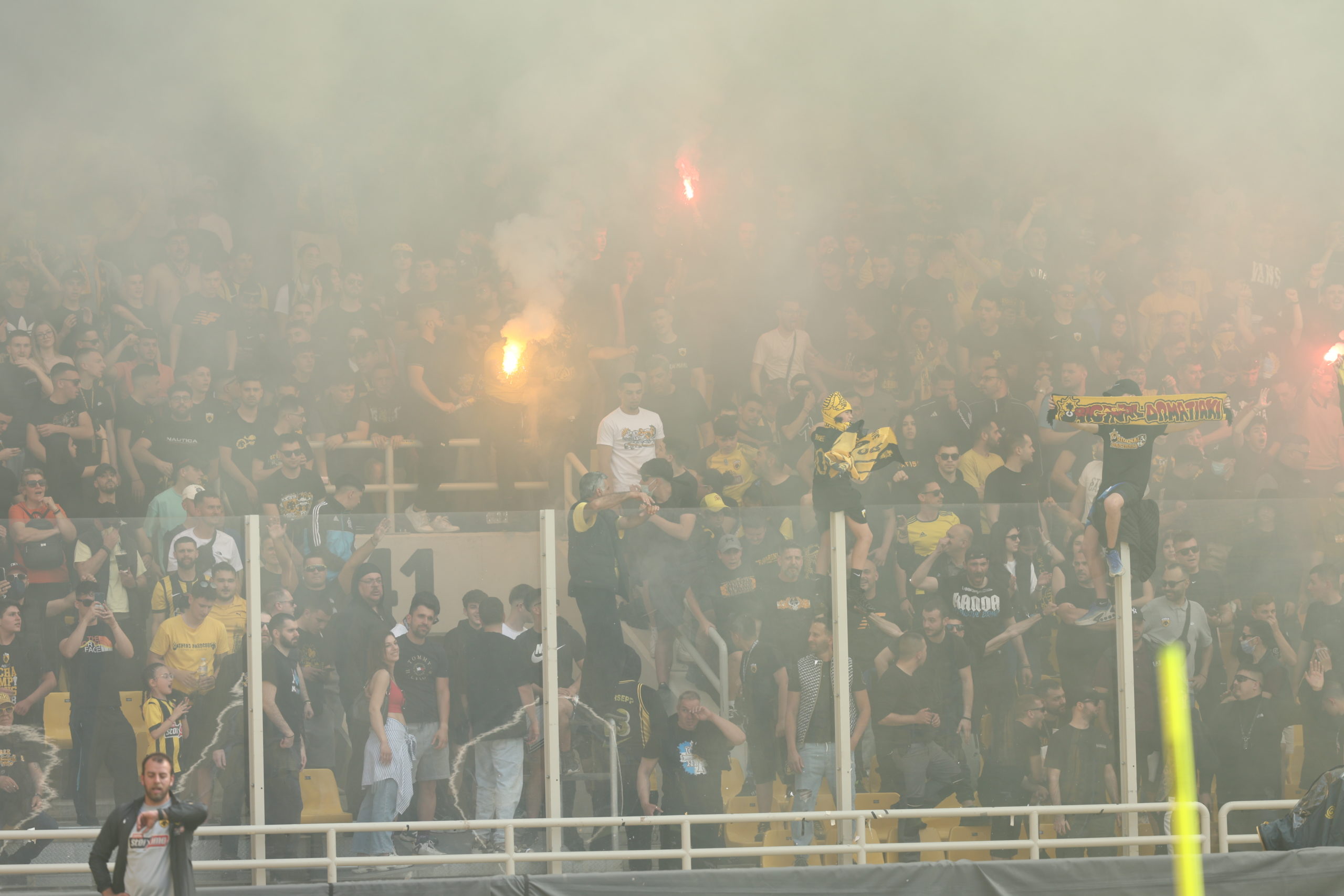 ΑΕΚ, allwyn arena, προπόνηση, φίλαθλοι