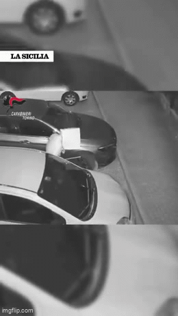 Έβαλε σακούλα στο κεφάλι για να σκάσει τα λάστιχα της πρώην συζύγου του, αλλά… «προδόθηκε» από γκάφα – Δείτε το βίντεο