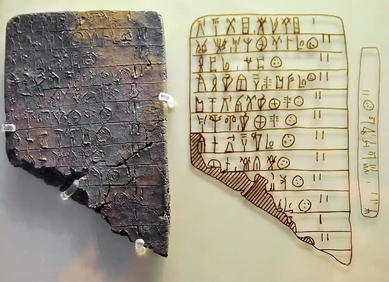 Πινακίδα Γραμμικής Β από τις Μυκήνες. Πηγή: LBM1948 / Wikimedia Commons 