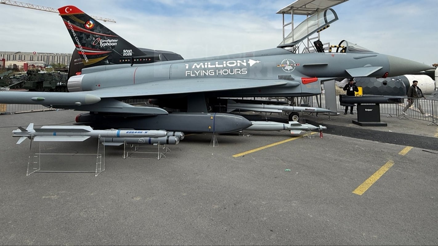Παρουσιάστηκε το τουρκικό Eurofighter με πυραύλους Meteor – Αίνιγμα τι θα κάνει το Κατάρ