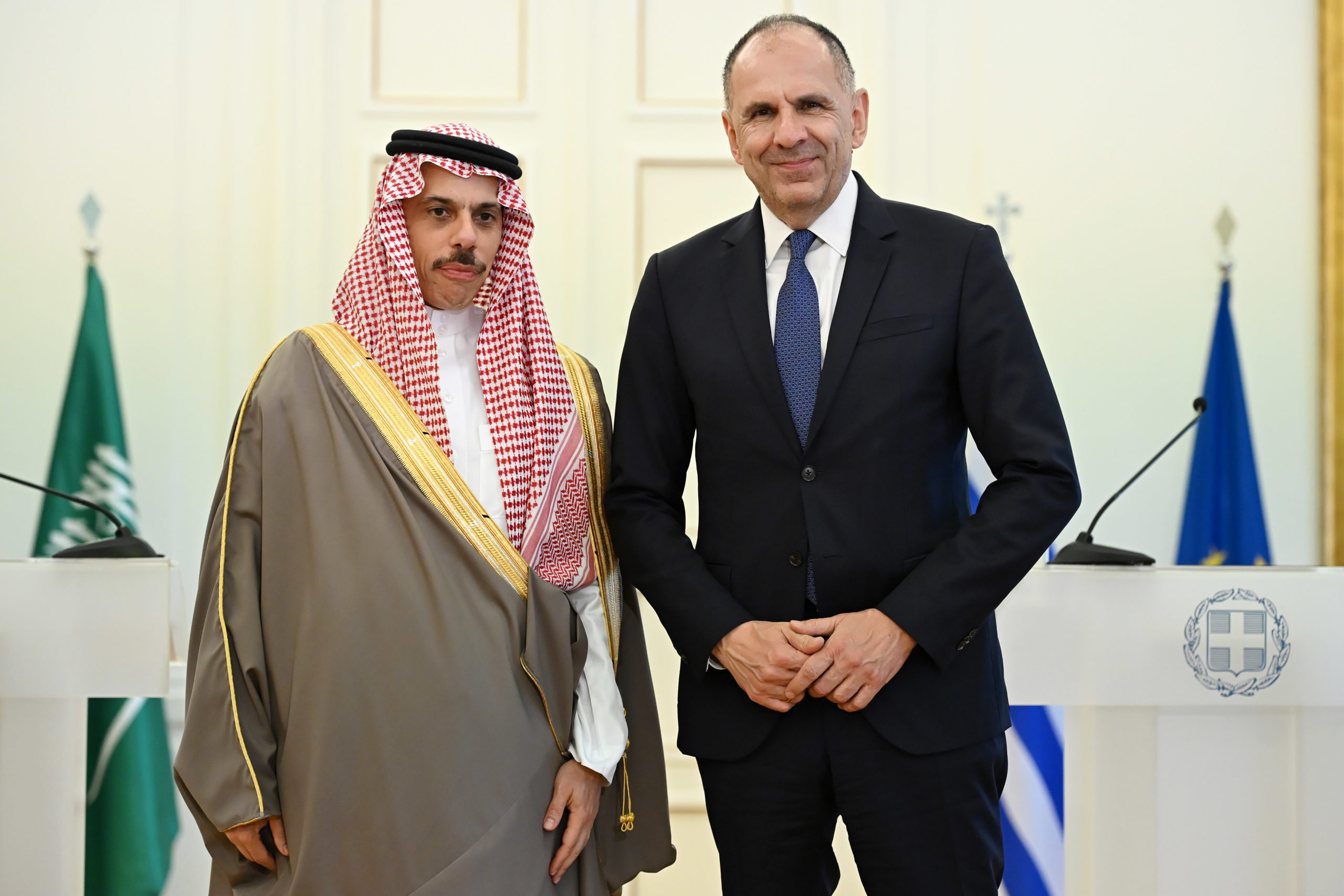 Γιώργος Γεραπετρίτης, Πρίγκιπα Faisal bin Farhan Al Saud