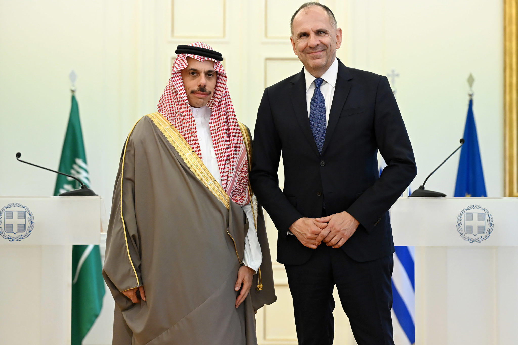Γιώργος Γεραπετρίτης, Πρίγκιπα Faisal bin Farhan Al Saud