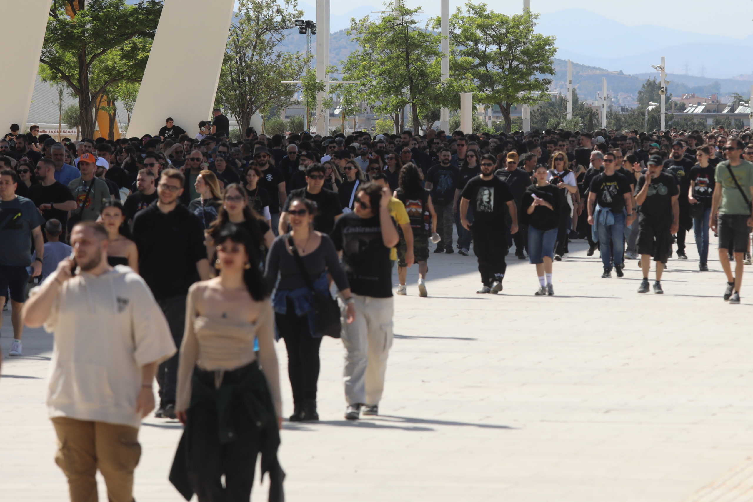 Metallica, ΟΑΚΑ, συναυλία, Ουρές