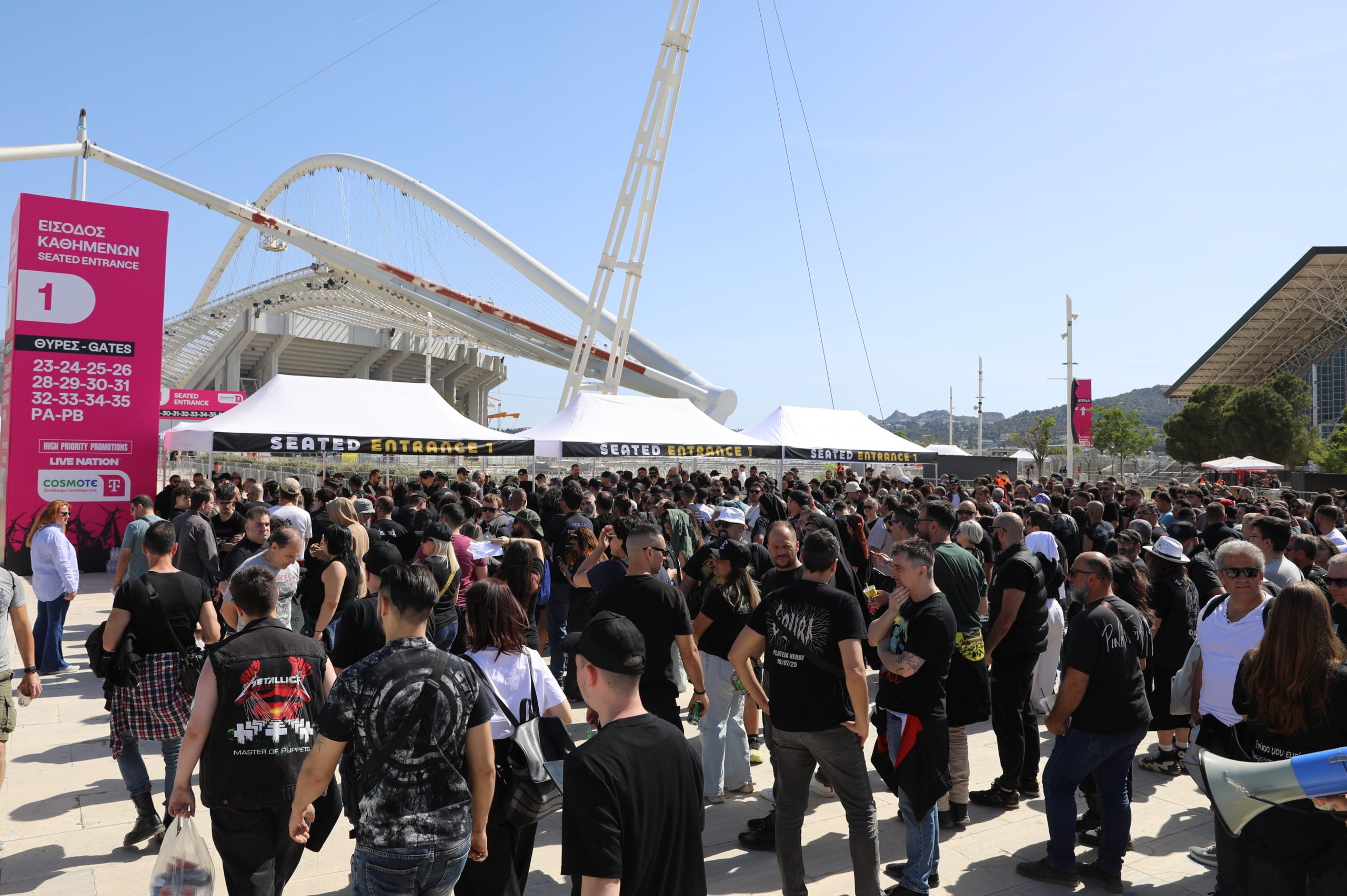 Metallica, ΟΑΚΑ, συναυλία, Ουρές