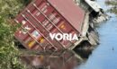 Τροχαίο στη Θεσσαλονίκη: Νταλίκα έπεσε σε κανάλι, ελαφρά τραυματίας ο οδηγός - ΒΙΝΤΕΟ