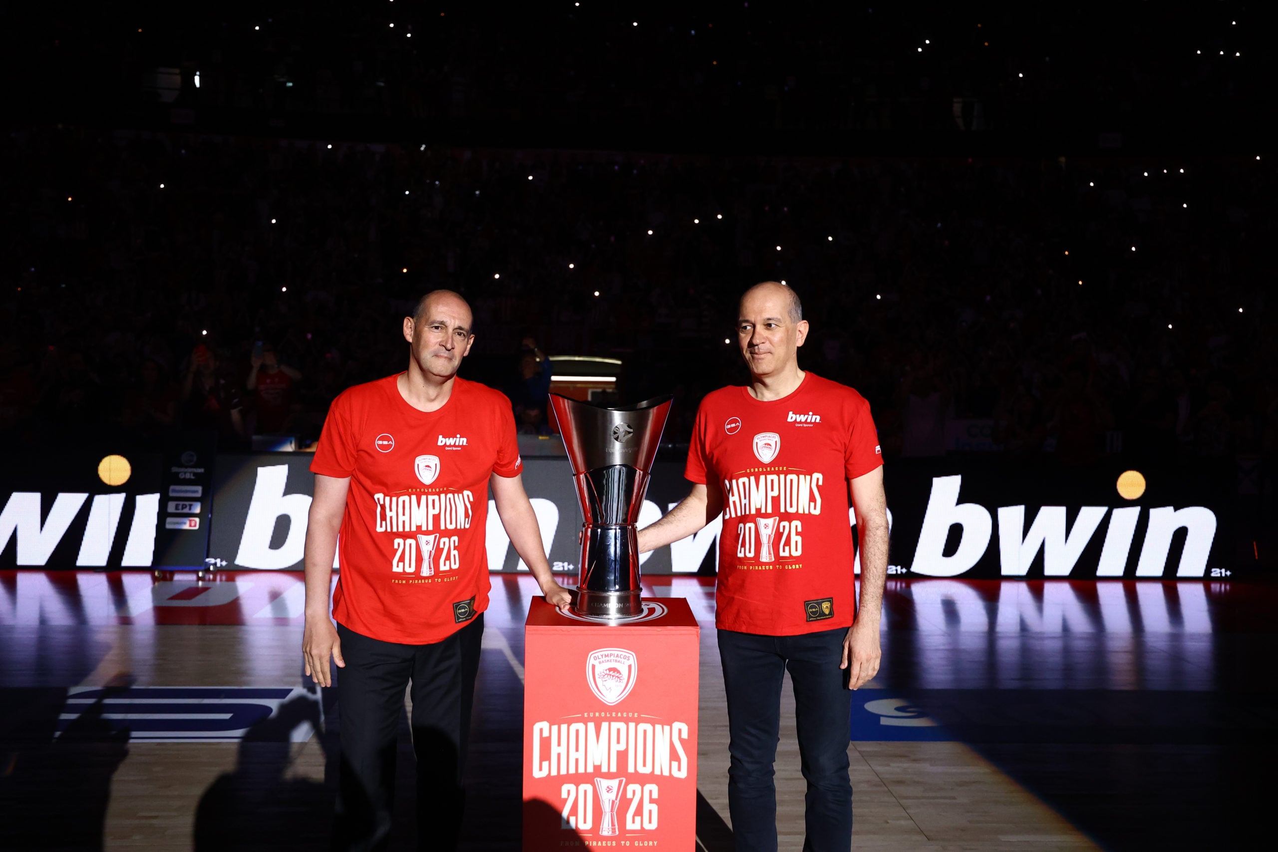Ολυμπιακός, ΣΕΦ, Euroleague, τρόπαιο