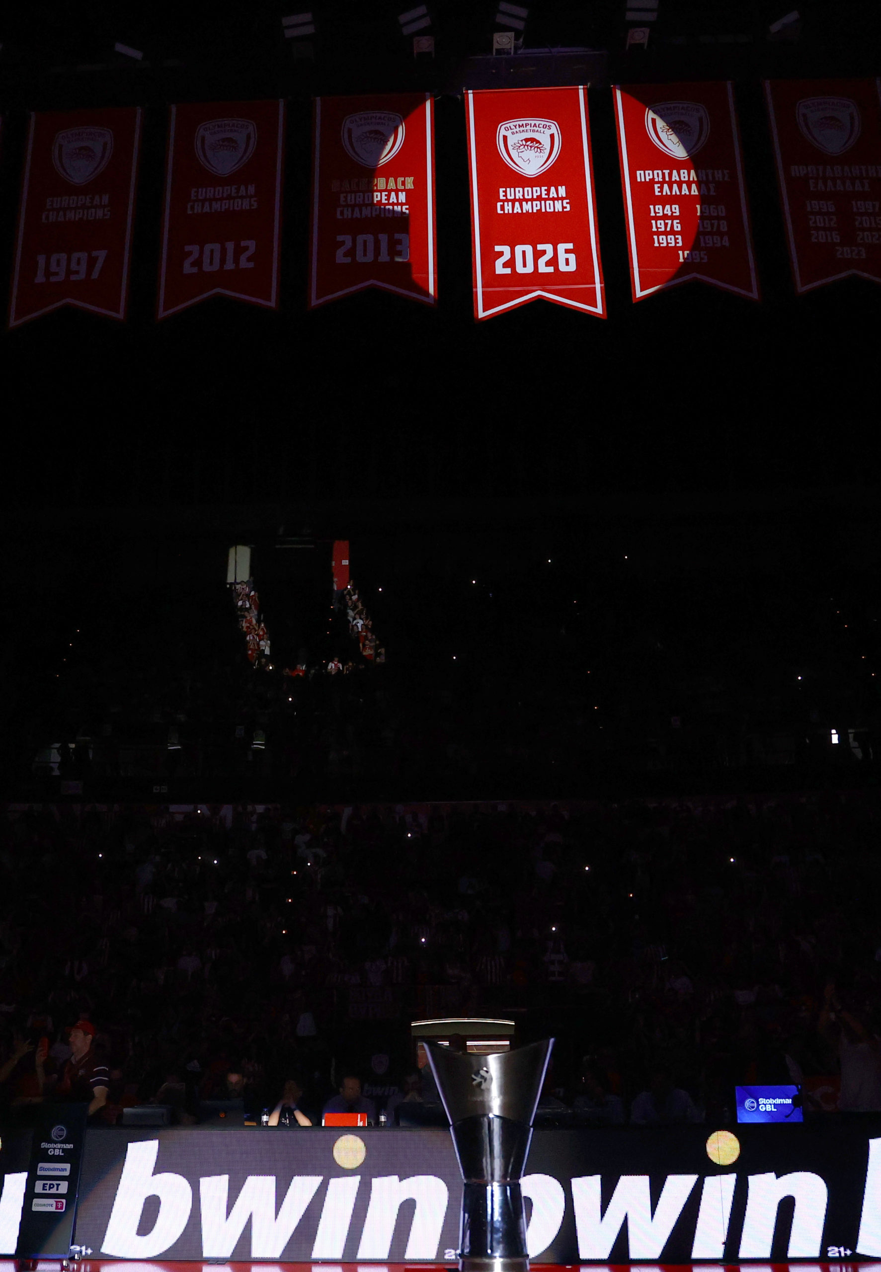 Ολυμπιακός, ΣΕΦ, Euroleague, λάβαρο