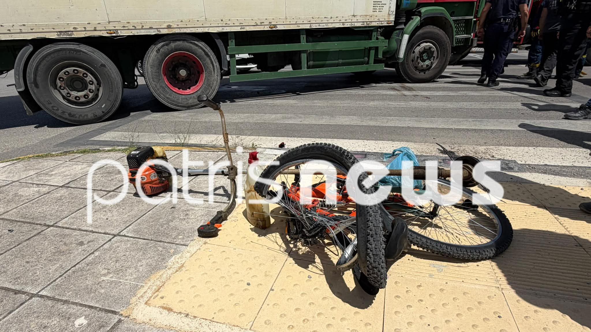 Τροχαίο δυστύχημα στον Πύργο: Νεκρός 55χρονος ποδηλάτης που παρασύρθηκε από φορτηγό
