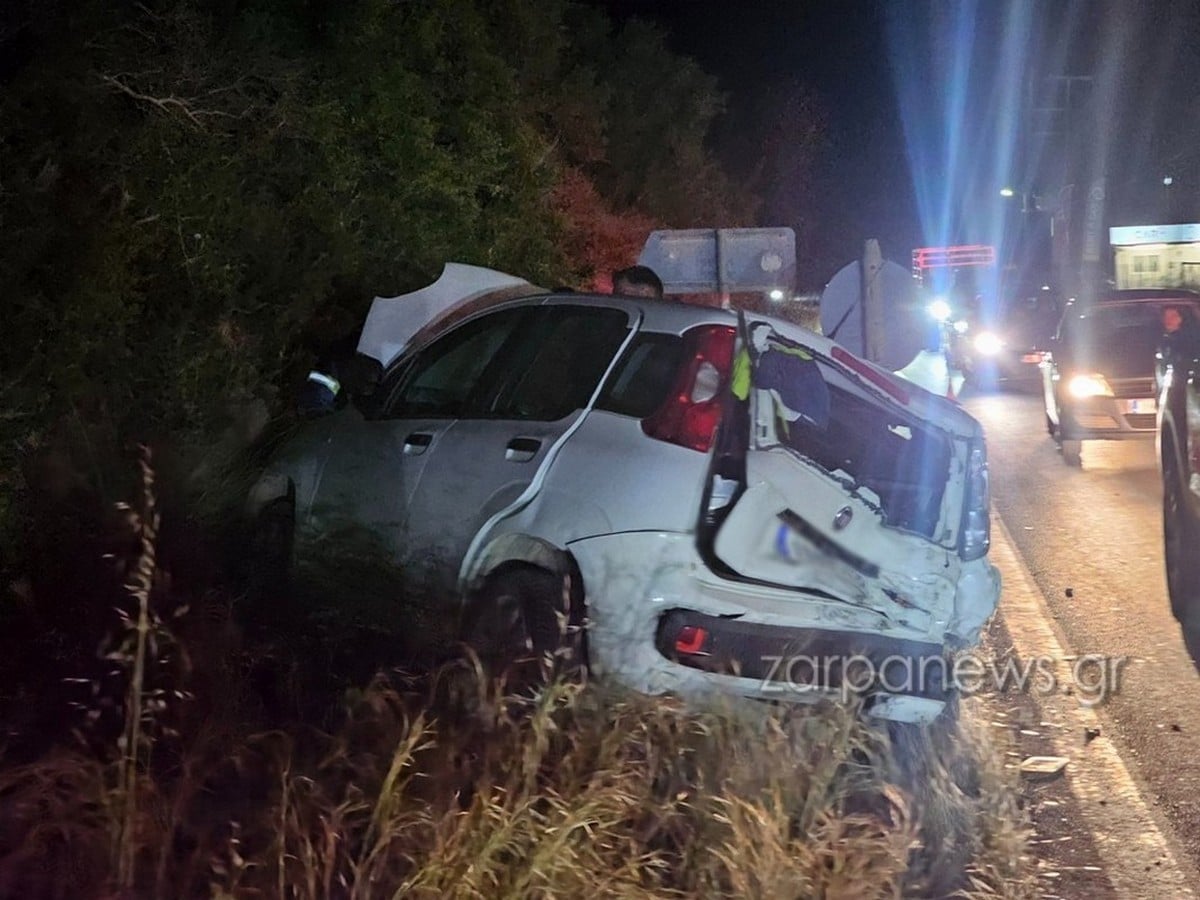 Χανιά: Σοβαρό τροχαίο στον δρόμο προς το Αεροδρόμιο – Τραυματίστηκαν δυο γονείς και το παιδί τους – Δείτε φωτογραφίες