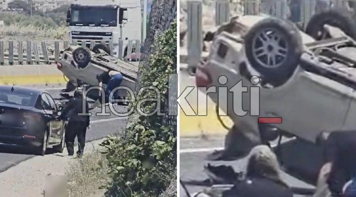 Νέο τροχαίο στον ΒΟΑΚ: Τούμπαρε αυτοκίνητο – Στο νοσοκομείο ένα άτομο