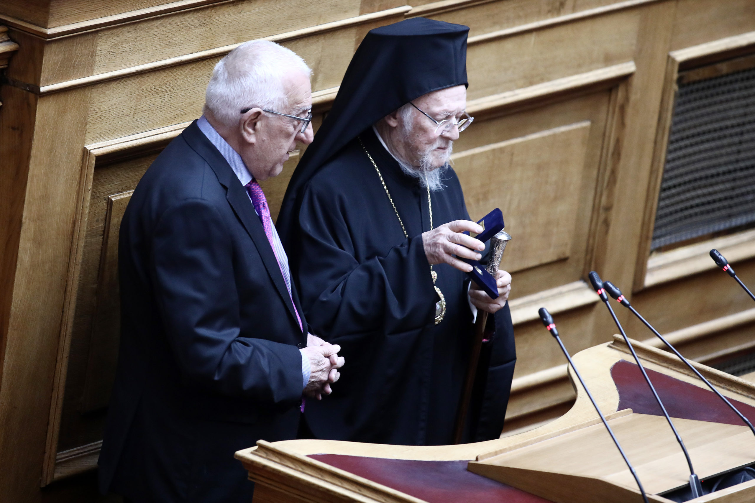 Οικουμενικός Πατριάρχης Βαρθολομαίος, χρυσό μετάλλιο