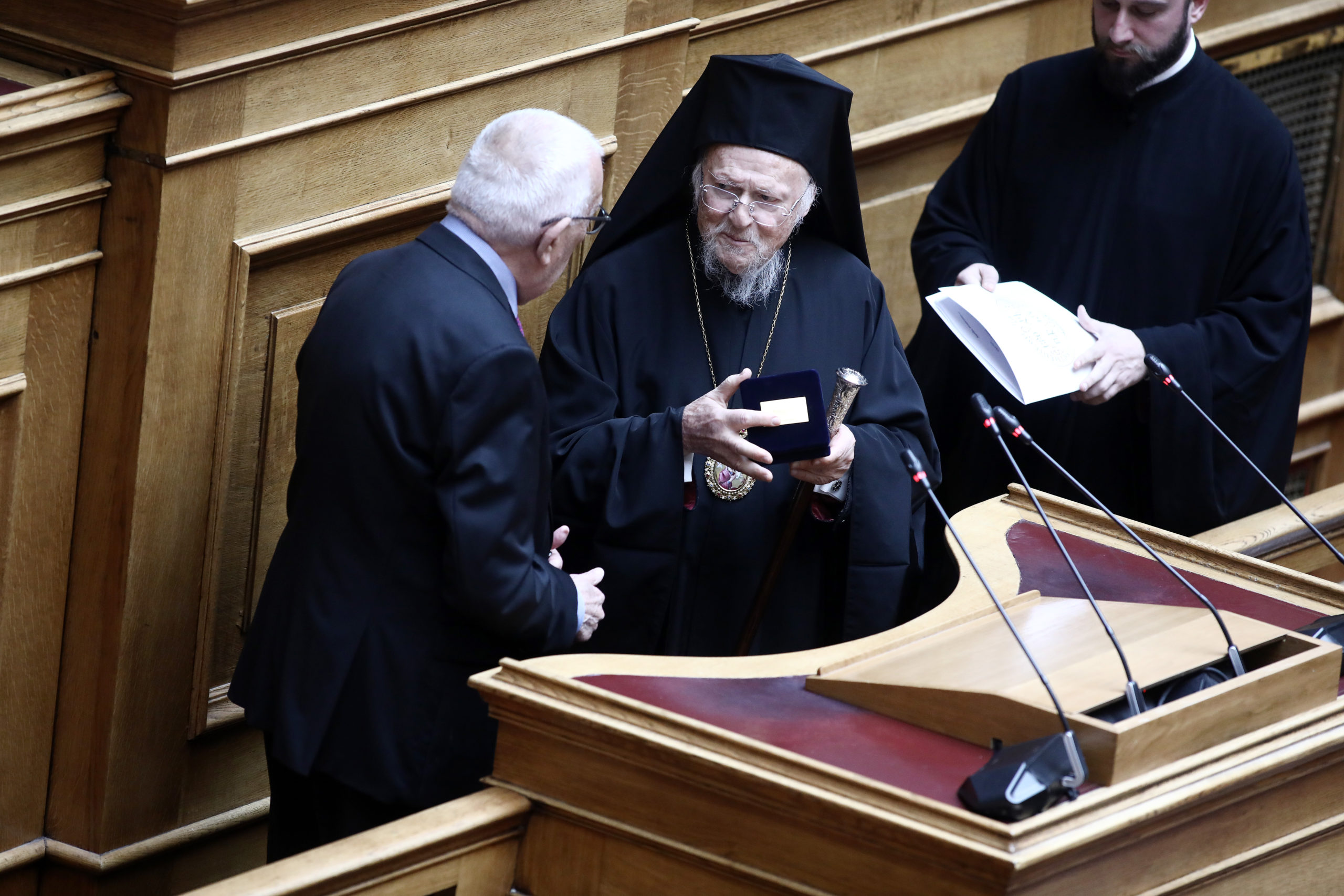 Οικουμενικός Πατριάρχης Βαρθολομαίος, χρυσό μετάλλιο