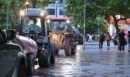 Λάρισα: Συλλαλητήριο αγροτών με τρακτέρ στο κέντρο της πόλης