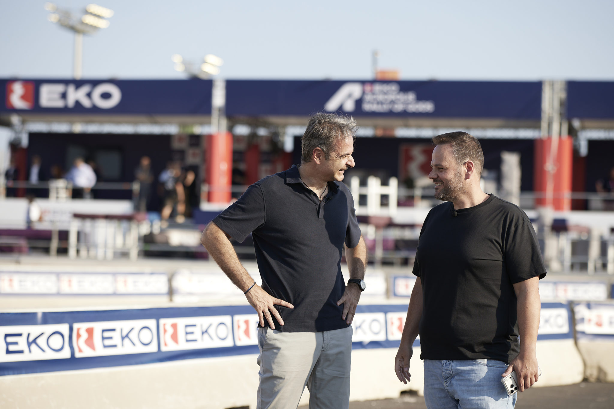 O Πρωθυπουργός στην πίστα ΕΚΟ Ράλλυ Ακρόπολις