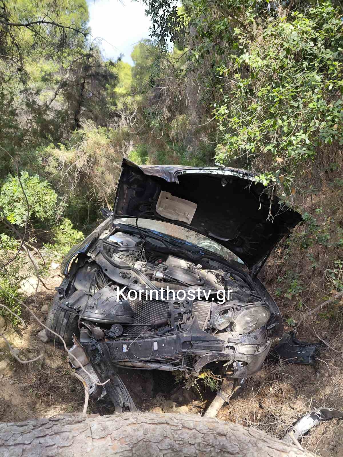 Κορινθία, Κεχριές τροχαίο, χαράδρα