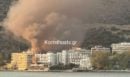 Λουτράκι: Φωτιά σε εγκαταλελειμμένο ξενοδοχείο - Δείτε βίντεο και φωτό
