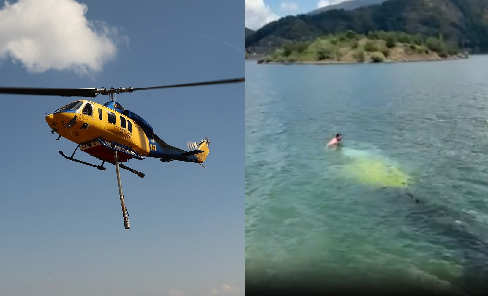 Πτώση ελικοπτέρου στη λίμνη Αώου: «Ο πιλότος το πάλεψε» – Βίντεο με τον χειριστή να βουτάει για να ελέγξει το βυθισμένο Bell