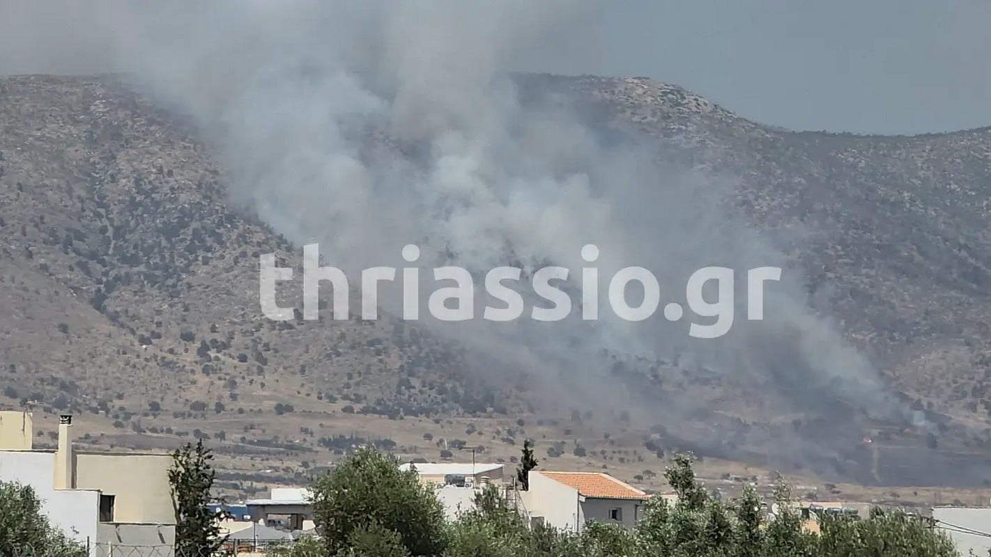 Φωτιά στον Ασπρόπυργο