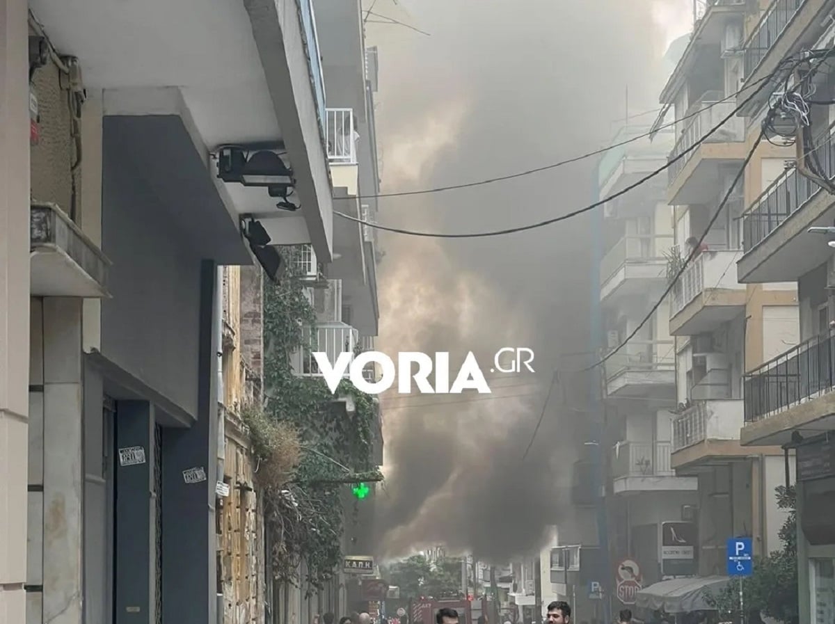 Φωτιά σε συνεργείο αυτοκινήτων στη Θεσσαλονίκη – ΦΩΤΟ και ΒΙΝΤΕΟ