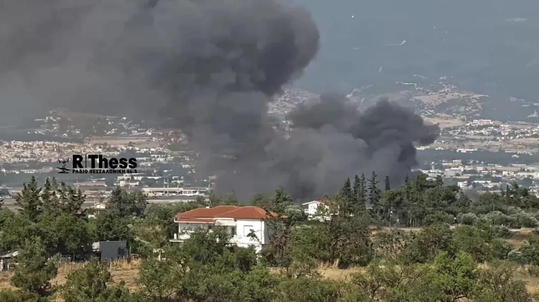 Φωτιά, Θεσσαλονίκη, Μαύροι καπνοί