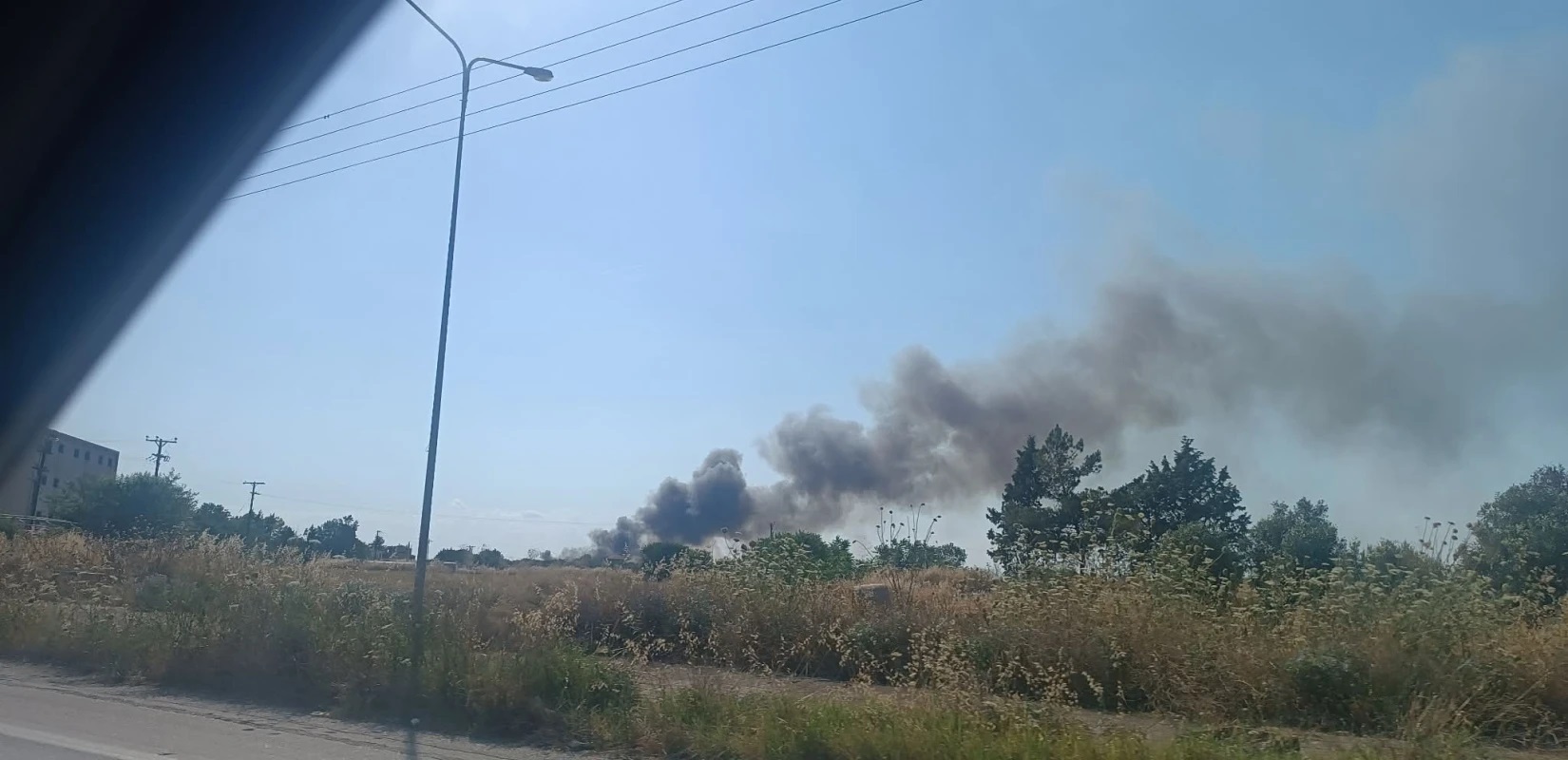 Φωτιά, Θεσσαλονίκη, Μαύροι καπνοί