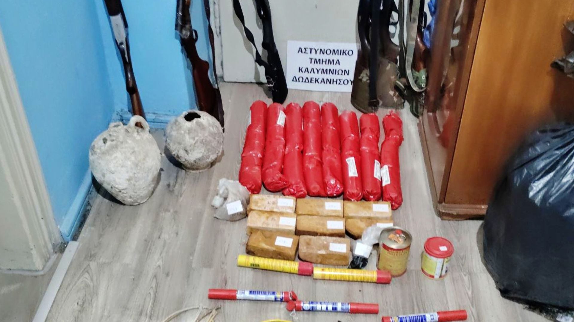 Κάλυμνος: Συνελήφθη 41χρονος κάτοικος του νησιού για κατοχή εκρηκτικών