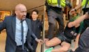 Λονδίνο: Με σύνθημα «αίμα στα χέρια» ακτιβιστές διαδήλωσαν εναντίον καταστημάτων που πουλούν γούνες - Viral έγινε ο security