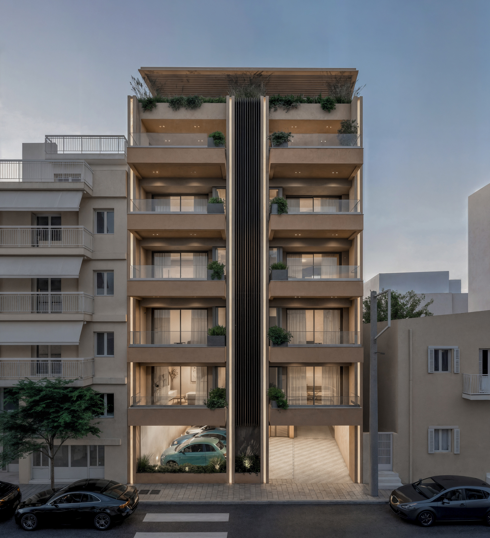 Πετράλωνα, πολυκατοικία, κατάρρευση, project