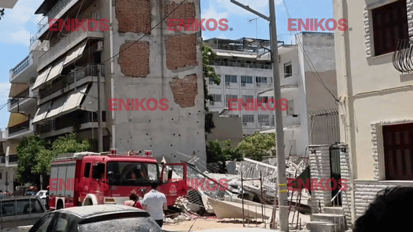 Πετράλωνα: Νέες εικόνες από την κατάρρευση της πολυκατοικίας – Δείτε φωτογραφίες και βίντεο