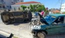 Σοβαρό τροχαίο στα Χανιά: Σύγκρουση δύο οχημάτων, ανετράπη το ένα - Δείτε φωτογραφίες