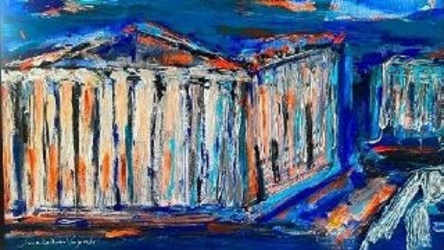 Έκθεση της Μίνας Παπαθεοδώρου Βαλυράκη στο Λουτράκι με αφορμή το Ράλι Ακρόπολις