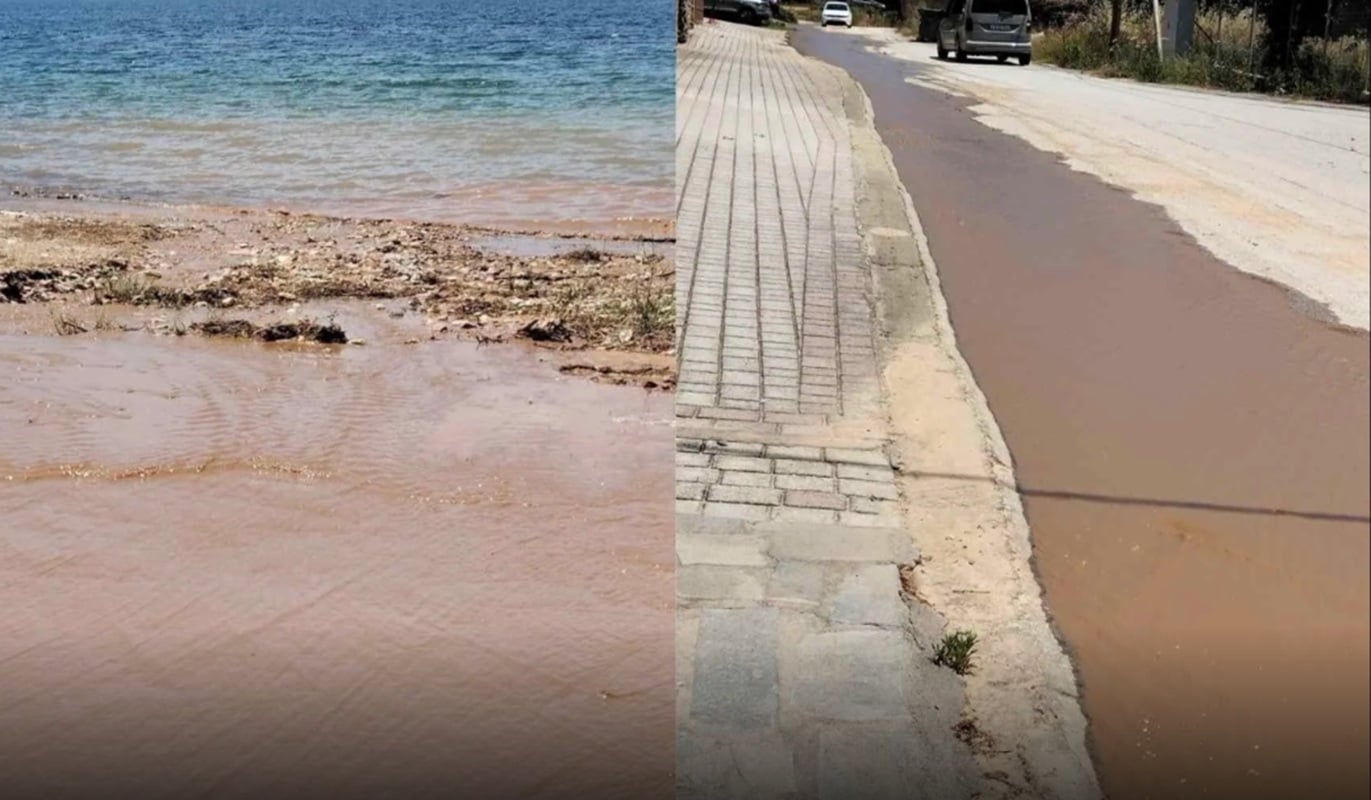 «Έσκασε» ο βιολογικός στη Νικήτη Χαλκιδικής – Κλειστή λόγω λυμάτων η παραλία