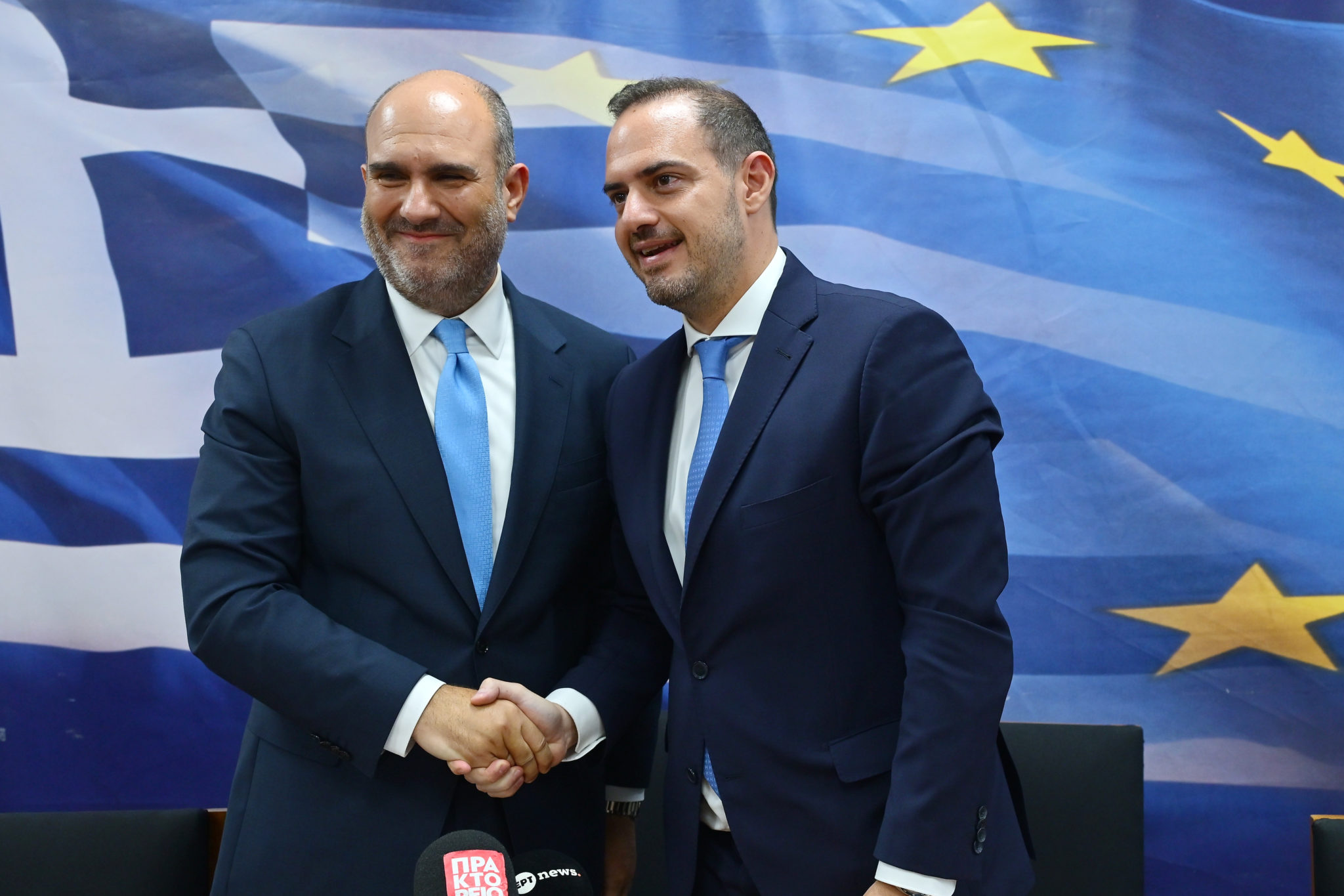Υπουργείο Εθνικής Οικονομίας και Οικονομικών, Παράδοση-παραλαβή, Γιώργος Κώτσηρας Δημήτρης Μαρκόπουλος