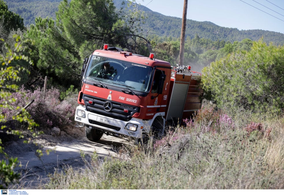 Θεσσαλονίκη: Οριοθετήθηκε η φωτιά στον Άγιο Αθανάσιο